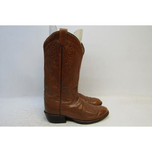 Gold Label TONY LAMA Mens Size 8 D Brown Leather Cowboy Western Boots main image 10